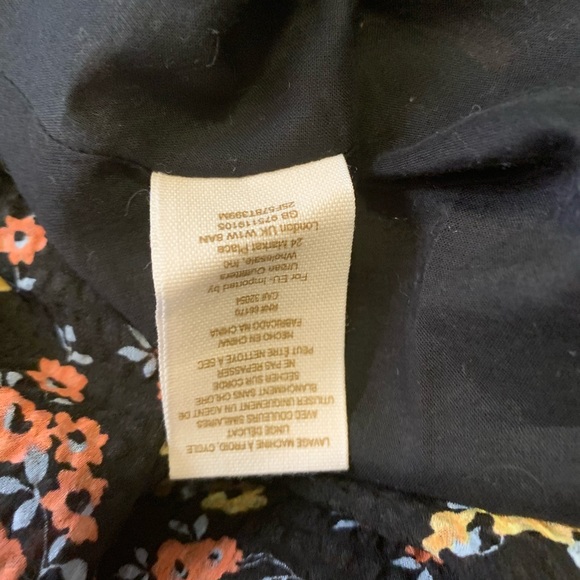 Free People Doll Pants Mini Dress Floral Tunic - Picture 6 of 9